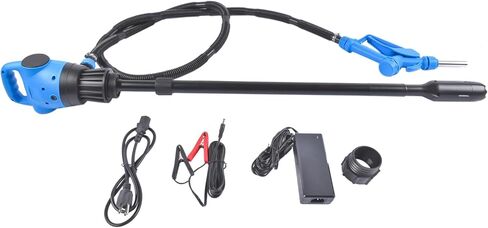 مضخة طبل كهربائية 120V AC/12V DC - مضخة نقل 55 جالون مع محول بونج بحجم 2 بوصة ، معدل تدفق 5 GPM لـ DEF ، الديزل ، الماء ، التجمد والمزيد in Saudi Arabia