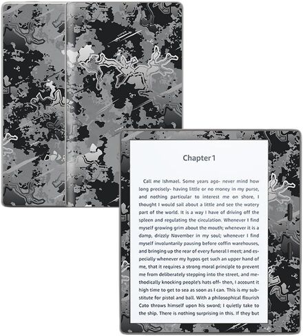 MightySkins Skin Compatible with Amazon Kindle Oasis 7" (9th Gen) - HTC Fall | Protective, Durable, and Unique Vinyl Decal wrap Cover | Easy to Apply, Remove, and Change Styles | Made in The USA in Saudi Arabia
