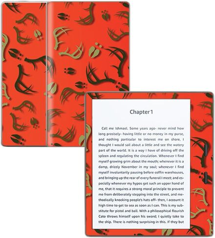 MightySkins Skin Compatible with Amazon Kindle Oasis 7" (9th Gen) - HTC Fall | Protective, Durable, and Unique Vinyl Decal wrap Cover | Easy to Apply, Remove, and Change Styles | Made in The USA in Saudi Arabia