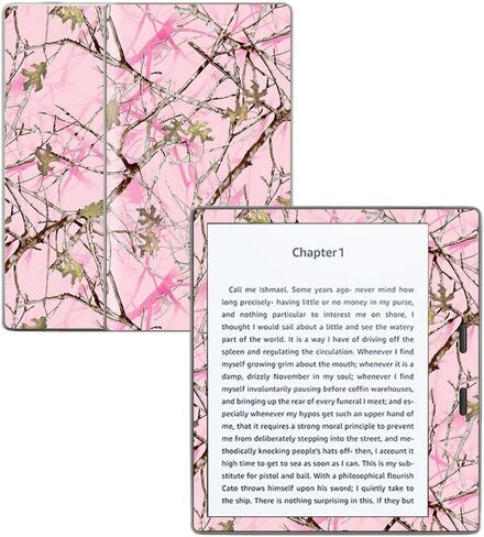 MightySkins Skin Compatible with Amazon Kindle Oasis 7" (9th Gen) - HTC Fall | Protective, Durable, and Unique Vinyl Decal wrap Cover | Easy to Apply, Remove, and Change Styles | Made in The USA in Saudi Arabia