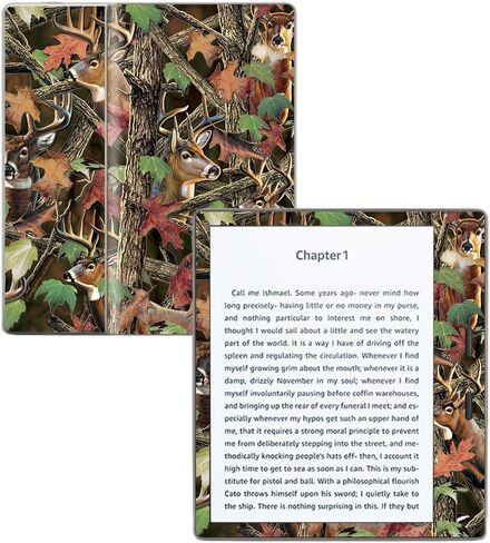 MightySkins Skin Compatible with Amazon Kindle Oasis 7" (9th Gen) - HTC Fall | Protective, Durable, and Unique Vinyl Decal wrap Cover | Easy to Apply, Remove, and Change Styles | Made in The USA in Saudi Arabia