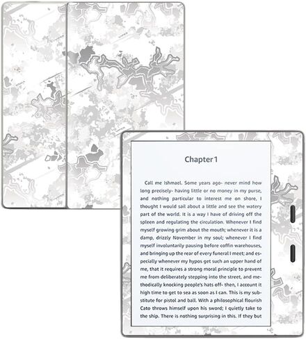 MightySkins Skin Compatible with Amazon Kindle Oasis 7" (9th Gen) - HTC Fall | Protective, Durable, and Unique Vinyl Decal wrap Cover | Easy to Apply, Remove, and Change Styles | Made in The USA in Saudi Arabia