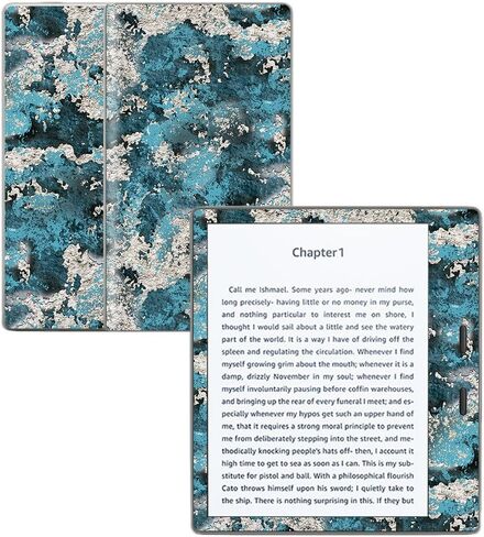 MightySkins Skin Compatible with Amazon Kindle Oasis 7" (9th Gen) - HTC Fall | Protective, Durable, and Unique Vinyl Decal wrap Cover | Easy to Apply, Remove, and Change Styles | Made in The USA in Saudi Arabia