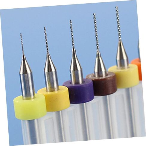 nuobesty 10pcs بتات الحفر كربيد مجموعة أجزاء الحفر الصغيرة للحفر لثنائي الفينيل متعدد الكلور CNC عالية الصلابة تطبيق واسعة in Saudi Arabia