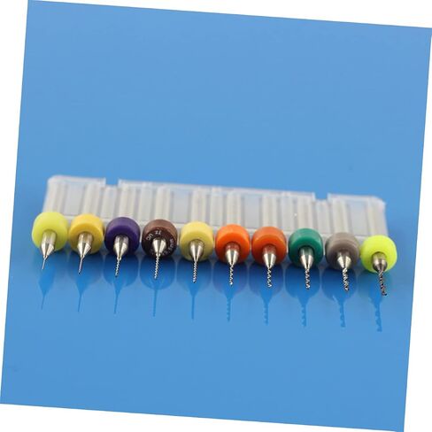 nuobesty 10pcs بتات الحفر كربيد مجموعة أجزاء الحفر الصغيرة للحفر لثنائي الفينيل متعدد الكلور CNC عالية الصلابة تطبيق واسعة in Saudi Arabia