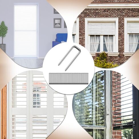 مجموعة إصلاح مصراع المزرعة ، 40 قطعة استبدال Lovers Staples Staples Staples Staples Superware Hardware Kit Window Blind Tilt Rod Plantation لإصلاح مصاريع الأعمى (0.8 × 0.11) in Saudi Arabia