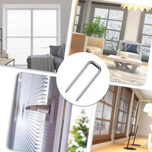 مجموعة إصلاح مصراع المزرعة ، 40 قطعة استبدال Lovers Staples Staples Staples Staples Superware Hardware Kit Window Blind Tilt Rod Plantation لإصلاح مصاريع الأعمى (0.8 × 0.11) in Saudi Arabia