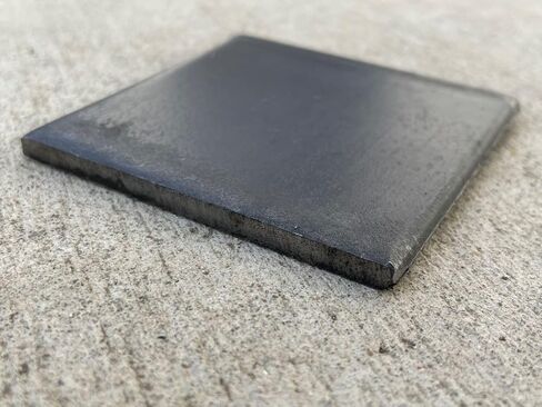 Sandbaggy 3 "× 3" × 3/16 "لوحة فولاذية مربعة - A36 ورقة فولاذية مدفوقة الساخنة - ناعمة ، خالية من المقياس ، الحد الأدنى من المطحنة - الأكسيد الأسود/المغطى بالزيت (1) in Saudi Arabia