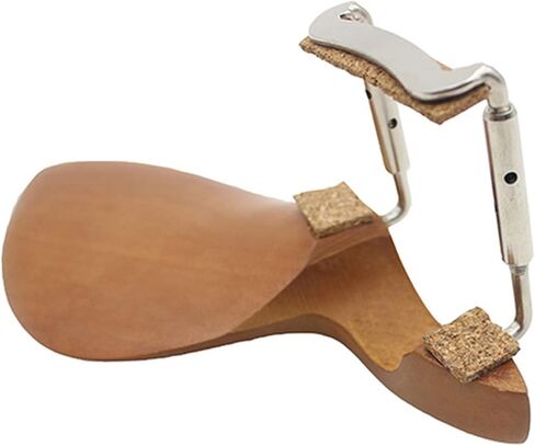 Violin Chin Rest, Violin Shoulder Rest, Ear Shape Wooden, with Screws, Replacement for 3/4 and 4/4 Violins, 13.5 X 6 X 6 CM in Saudi Arabia