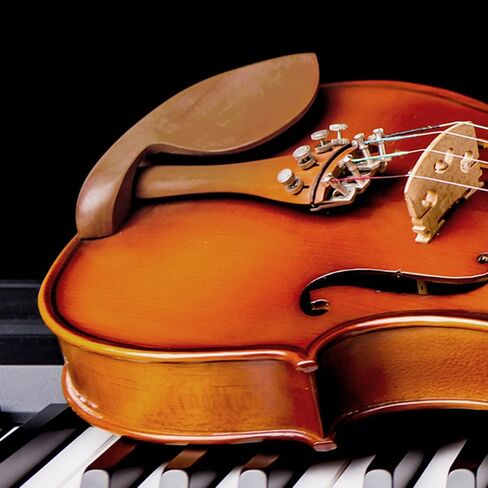 Violin Chin Rest, Violin Shoulder Rest, Ear Shape Wooden, with Screws, Replacement for 3/4 and 4/4 Violins, 13.5 X 6 X 6 CM in Saudi Arabia
