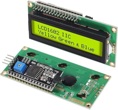 4pcs LCD1602 1602 وحدة LCD/شاشة Green 16x2 شاشة LCD مع وحدة محول الواجهة التسلسلية IIC I2C لـ Arduino in Saudi Arabia