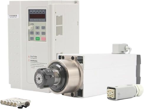 3.5kw ER25 air cooled spindle 4 ceramic ball bearings 3.7kw VFD/Inverter(220v) in Saudi Arabia