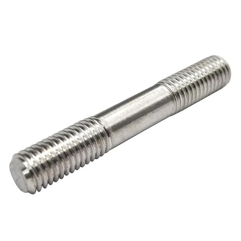10pcs Stainless Steel Double-Ended Threaded Rods - | Dual Head Threaded Bar Stud Bolt for Industrial use(M6 40mm) in Kuwait