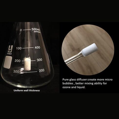 Good Leakproof Design 1000ML Glass Bottle For Ozone Treatment in Saudi Arabia