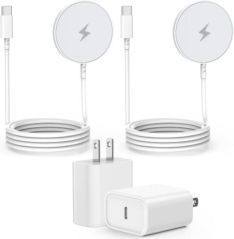 Long Magnetic Wireless Charger,10FT Fast Apple MagSafe Charger Mag-Safe Charging Magnet Charge Pad 10Feet 2Pack Compatible with iPhone 16 Pro Max/16 Pro/16 Plus/16/iPhone 15 Pro Max/14/13/12/AirPods in Kuwait