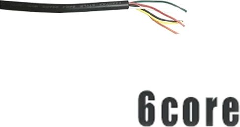 UL (PVC) Wire and Cable 10 Meter Sheath Wire 26AWG Tin-Plated Oxygen-Free Copper Cable 2 core 3 4 5 6 7 8 9 10 core DIY Data Wire Signal Charge Line(26AWG 6core) in Saudi Arabia