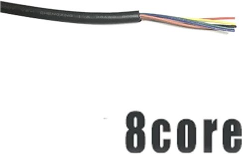 UL (PVC) Wire and Cable 10 Meter Sheath Wire 26AWG Tin-Plated Oxygen-Free Copper Cable 2 core 3 4 5 6 7 8 9 10 core DIY Data Wire Signal Charge Line(26AWG 6core) in Saudi Arabia