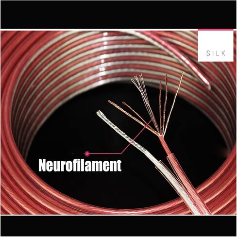 CAARLA UL (PVC) Wire and Cable UV z01 Transparent Plastic 100-600core PVC Electrical Wire Audio Cable Connector Fever Speaker Sable Speaker Wire Pure Copper(with Nerve Fiber,300core) in Saudi Arabia