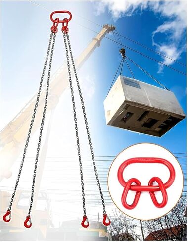 Oblong Master Link Hoist Ring,Chain Sling Ring,for Lifting Rigging(Size:11T) in Saudi Arabia