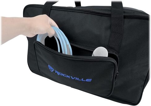 Rockville TB12 v2 Rugged Speaker Bag Carry Case Fits Yamaha DXR12 and QSC K12.2 12" Speakers and other Similar Sized PA Systems in Saudi Arabia