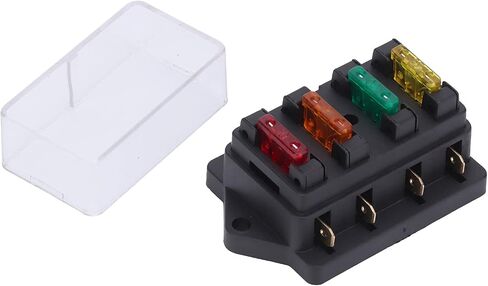 4 Way Blade Holder Box with 4pcs for 12V-24V Auto Car Marine Boat in Saudi Arabia