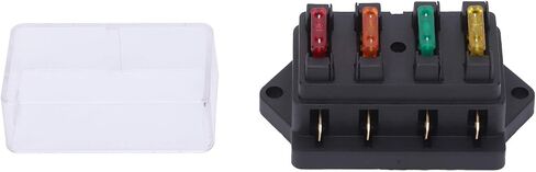 4 Way Blade Holder Box with 4pcs for 12V-24V Auto Car Marine Boat in Saudi Arabia
