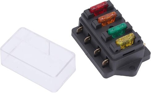 4 Way Blade Holder Box with 4pcs for 12V-24V Auto Car Marine Boat in Saudi Arabia