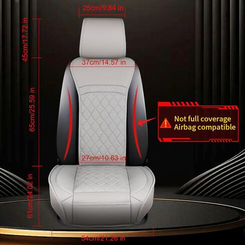 Front Car Seat Covers for Toyota,Leather Waterproof Seat Protector Custom Fit Toyota Sienna 4runner Highlander Prius Sequoia Yaris Avalon,2 Pack,Black in Saudi Arabia