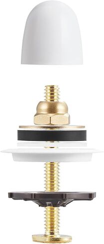 VEVOR Toilet Wax Ring Kit, 1.6-Inch Extra Thick Wax Ring for Toilet Bowls with Rust-Resistant Brass Bolts, Caps and Washers, Fits 3-Inch or 4-Inch Drain Pipes, Superior Sealing Performance in Saudi Arabia