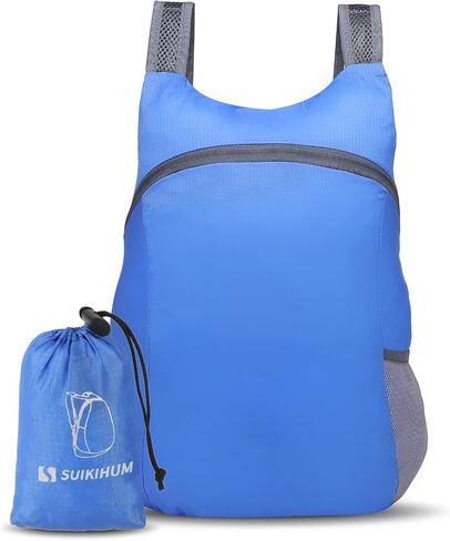 20L Ultra Heaking-Daypack Lightweight Travel Packpack يمكن تعبئتها للتخييم في الهواء الطلق ، أسود in Saudi Arabia