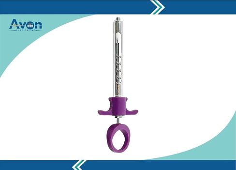 Set of 4 - Dental Anesthetic Syringe 1.8mL Self-Aspirating with Arrow Rod Plunger and Plastic Handle Ring | Premium Lightweight German Stainless Steel Dental Instruments in Saudi Arabia