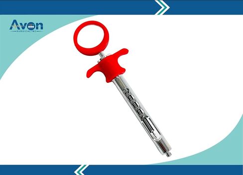Set of 4 - Dental Anesthetic Syringe 1.8mL Self-Aspirating with Arrow Rod Plunger and Plastic Handle Ring | Premium Lightweight German Stainless Steel Dental Instruments in Saudi Arabia