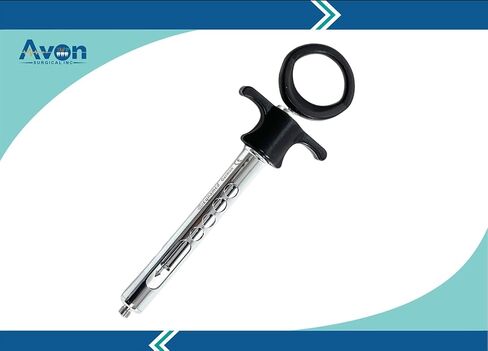Set of 4 - Dental Anesthetic Syringe 1.8mL Self-Aspirating with Arrow Rod Plunger and Plastic Handle Ring | Premium Lightweight German Stainless Steel Dental Instruments in Saudi Arabia