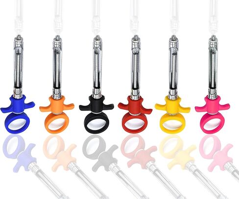 محقنة الأسنان ذاتية الطمور 1.8 مل مجموعة سلبية السيارات من 6 أداة الأسنان من الفولاذ المقاوم للصدأ (مزيج من البلاستيك بالألوان) in Kuwait