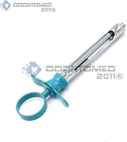 OdontoMed2011 Aspirating Syringe CW Type 1.8ml Dental Instruments (C-Green Color Handle) in Saudi Arabia