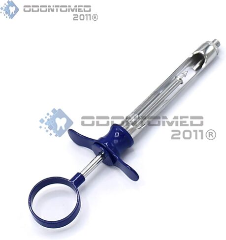 OdontoMed2011 Aspirating Syringe CW Type 1.8ml Dental Instruments (C-Green Color Handle) in Saudi Arabia