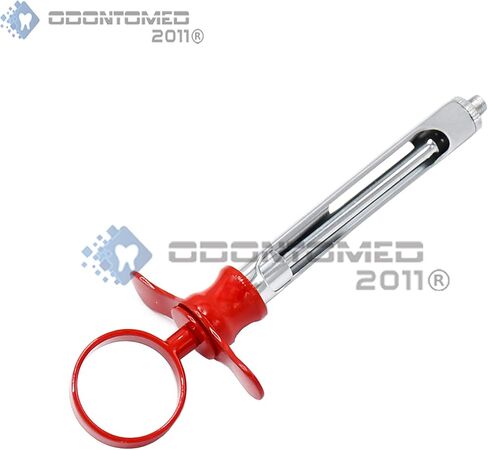 OdontoMed2011 Aspirating Syringe CW Type 1.8ml Dental Instruments (C-Green Color Handle) in Saudi Arabia