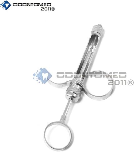 OdontoMed2011 Dental Anesthetic Syringe 1.8ml 2 Finger Rings Type Dental Instruments in Saudi Arabia
