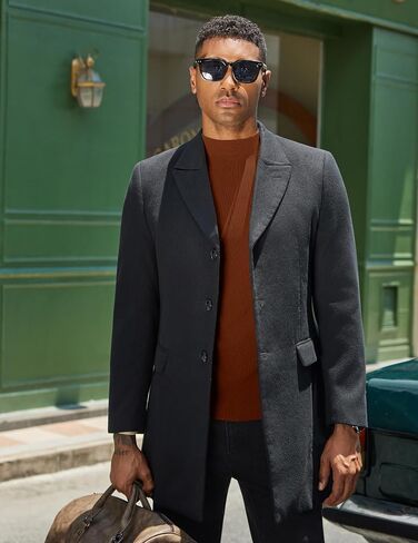 COOFANDY Mens Mock Turtleneck Sweater Long Sleeve Basic Thermal Undershirt Slim Fit Lightweight Pullover Sweaters in Saudi Arabia