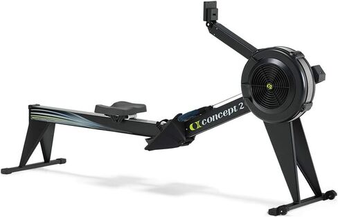 Concept2 Rowerg آلة التجديف الداخلي مع أرجل طويلة - شاشة PM5 ، حامل الجهاز ، مقاومة هواء قابل للتعديل ، تخزين سهل in Kuwait