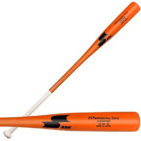 SSK Z9 Professional Edge Comp Coaches Wood Fungo Bat 33" 35" 37" - Baseball & Softball – 22+ Colors - 60 Day Warranty (35", Natural/Orange/Black) in Kuwait