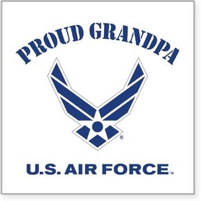 Cafepress Proud US Air Force Brother Square Sticker 3 × 3 مربع مربع ملصق ملصق شارات in Kuwait