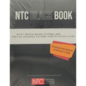 NTC Black Book - NICET Sprinkler Inspection & Testing in Saudi Arabia
