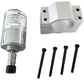 200W 300W 400W 500W 48VDC ER11 ER16 فرشاة الدوران عالية السرعة المبردة بالهواء (500WER11 و BRACKET) in Kuwait