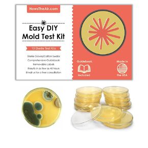 Mold Test Kit for Home - 10 Easy to Use Tests Made in The USA Quality, HVAC, Home or Apartment, Indoor Air Quality Testing Kits, DIY Mold Detector at Home, Includes Detailed Mold Identification Guide in Saudi Arabia