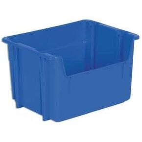 Lewisbins 12 gal Capacity Stack and Nest Container Blue NPL252 Blue in Saudi Arabia