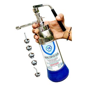 Mini Cryo Gun Liquid Nitrogen Sprayer Can for Dermatology Cryo Spray Cryo Container Capacity 300ml by Yashika Ent in Saudi Arabia