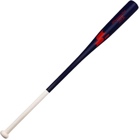SSK Z9 Professional Edge Comp Coaches Wood Fungo Bat 33" 35" 37" - Baseball & Softball – 22+ Colors - 60 Day Warranty (33", Natural/Navy/Red) in Saudi Arabia