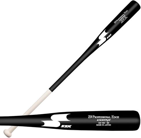 SSK Z9 Professional Edge Comp Compans Wood Fungo Bat 33 "35" 37 " - البيسبول والكرة اللينة - 22+ ألوان - ضمان 60 يومًا (37" ، طبيعي/أسود/أبيض) in Saudi Arabia