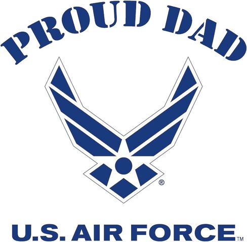 CafePress Proud US Air Force Brother Square Sticker 3 X 3 Square Bumper Sticker Car Decal in Kuwait
